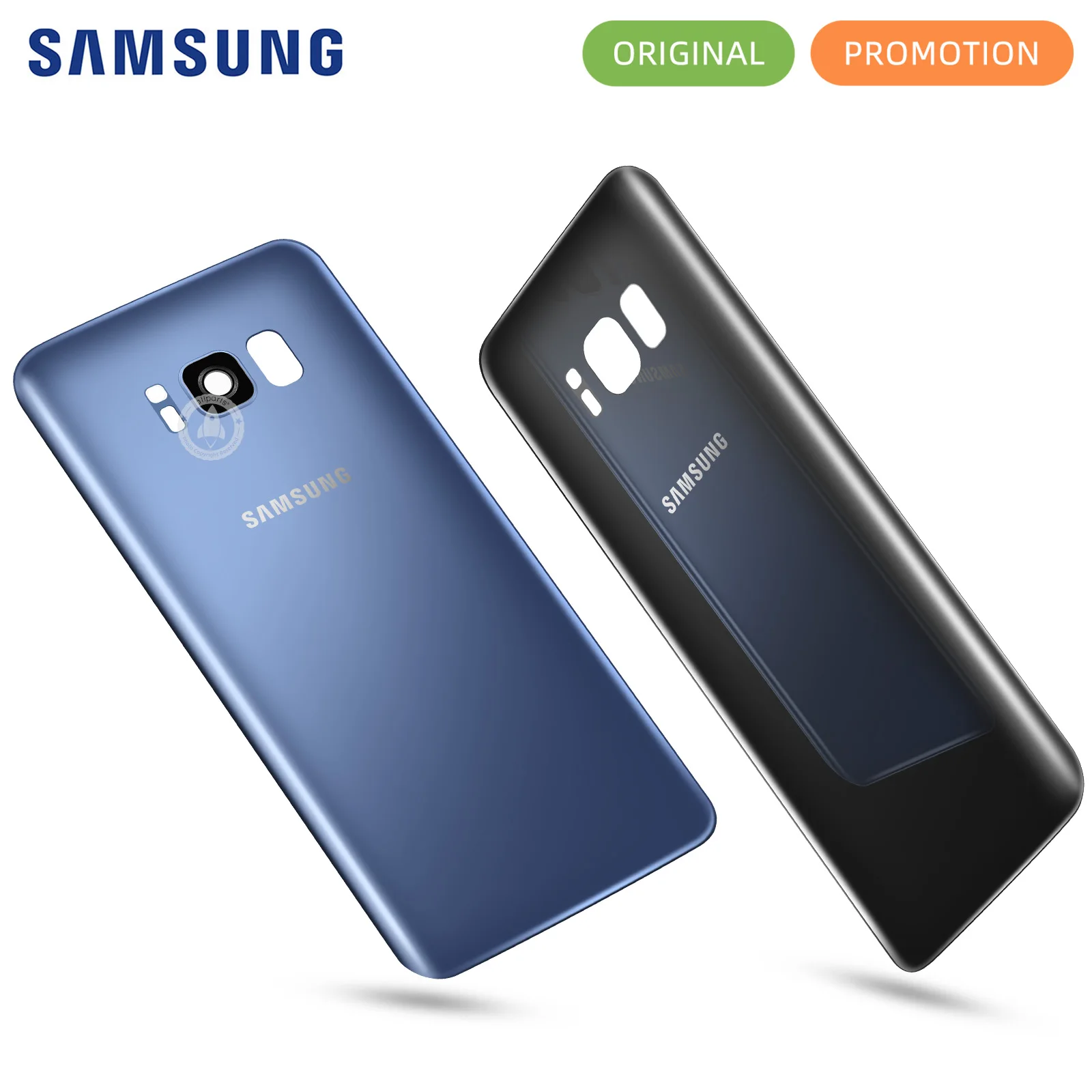 Samsung стеклянный Телефон задняя крышка батареи для samsung S8 Plus корпус S8+ G955 Корпус задняя крышка чехол