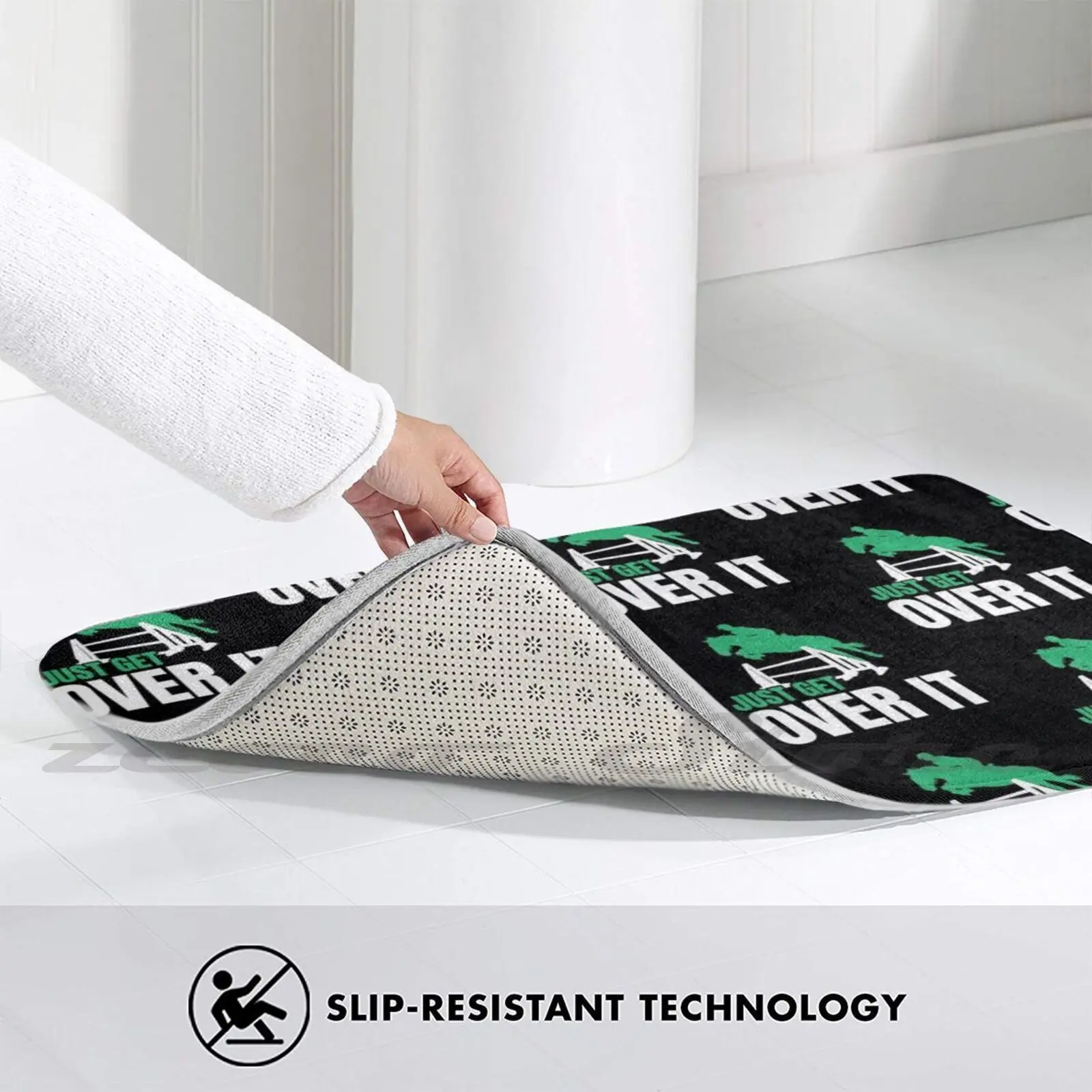 Просто перенесите его! Коврик для прыжков в наезднике и лошади Нескользящий