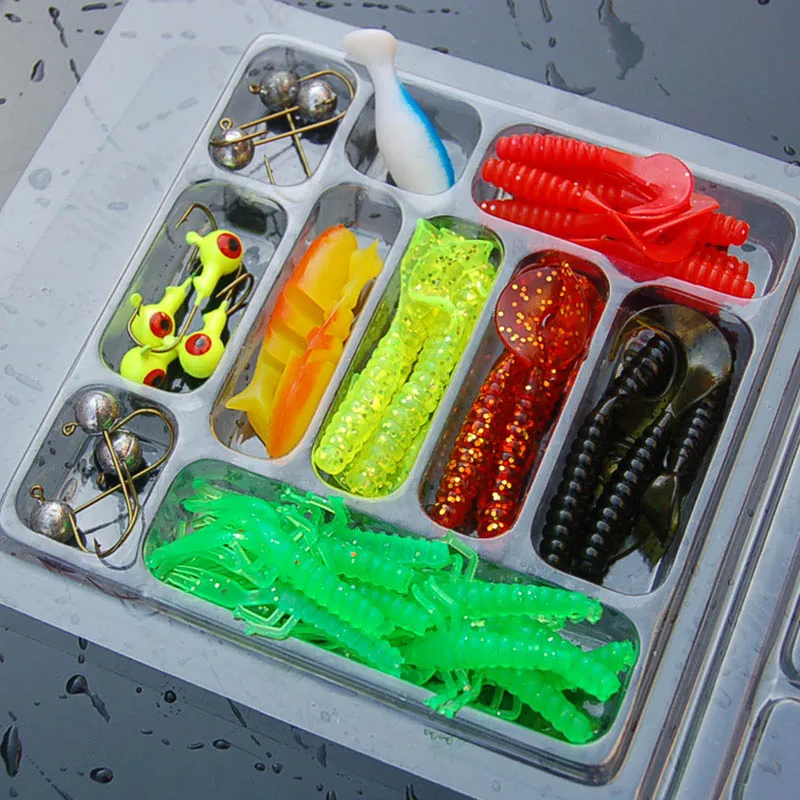 21/35 шт мини для рыбалки мягкие блесны на удочку Lead Jig Head крюк личинка червь