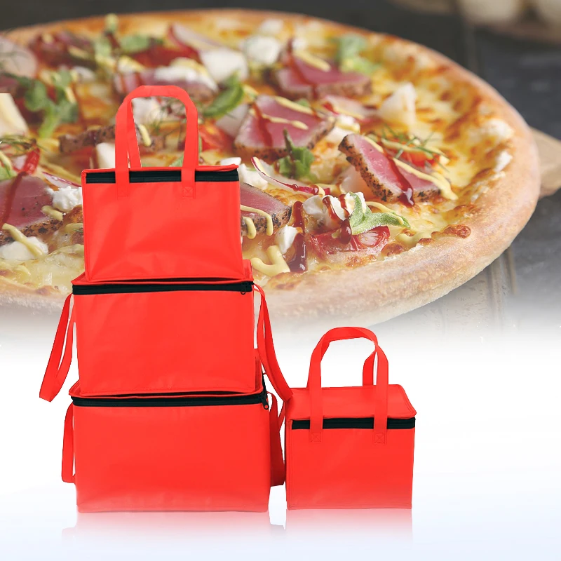 Изолированная сумка для доставки пиццы холодильник 4 &quot 12&quot водонепроницаемая