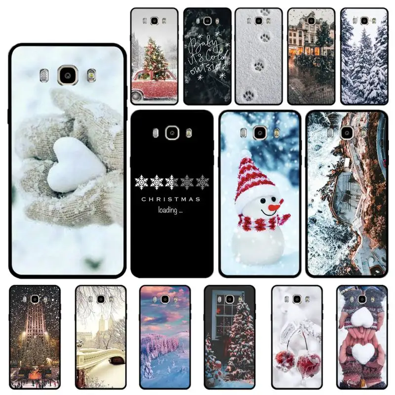 

YNDFCNB Winter New York Central Phone Case for Samsung J4 6 7 2 5 8plus prime core 2017 2018 pro