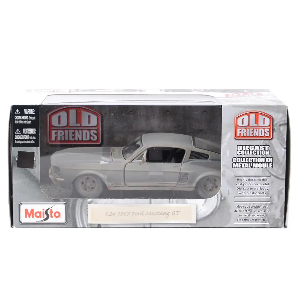 Maisto 1:24 1967 Ford Mustang GT ретро спортивный автомобиль статического Литой Транспортных