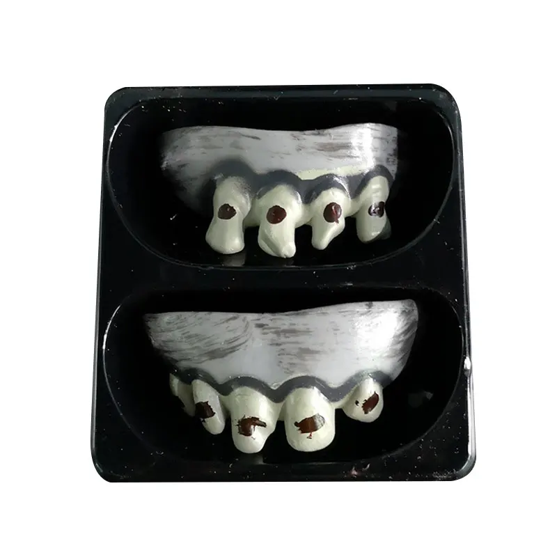 

Devil Teeth Cosplay Dentures Props Halloween Party Dentures Props Zombie Tooth Halloween Party Costume Props