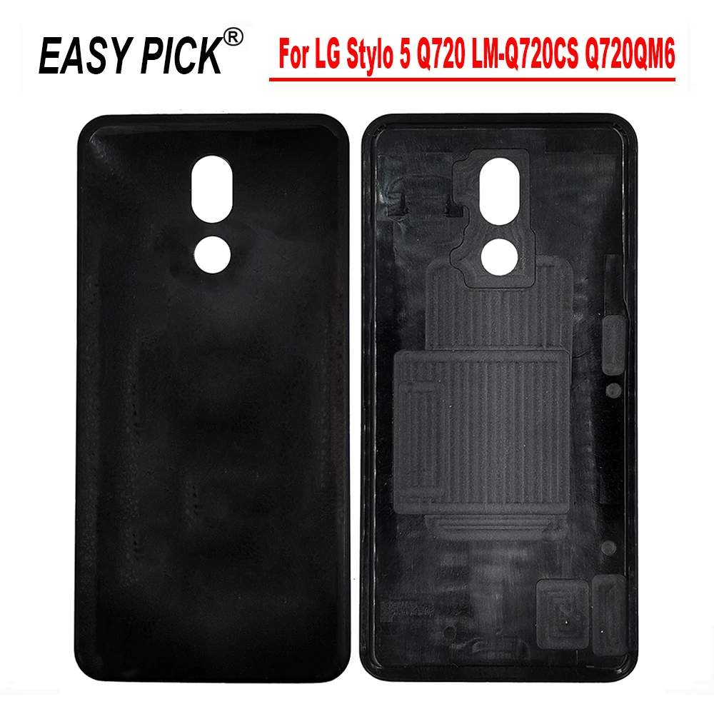 Для LG Stylo 5 Q720 LM-Q720CS Q720QM6 Q720MS Q720TSW Q720QM аккумулятор задняя крышка Корпус чехол Дверь