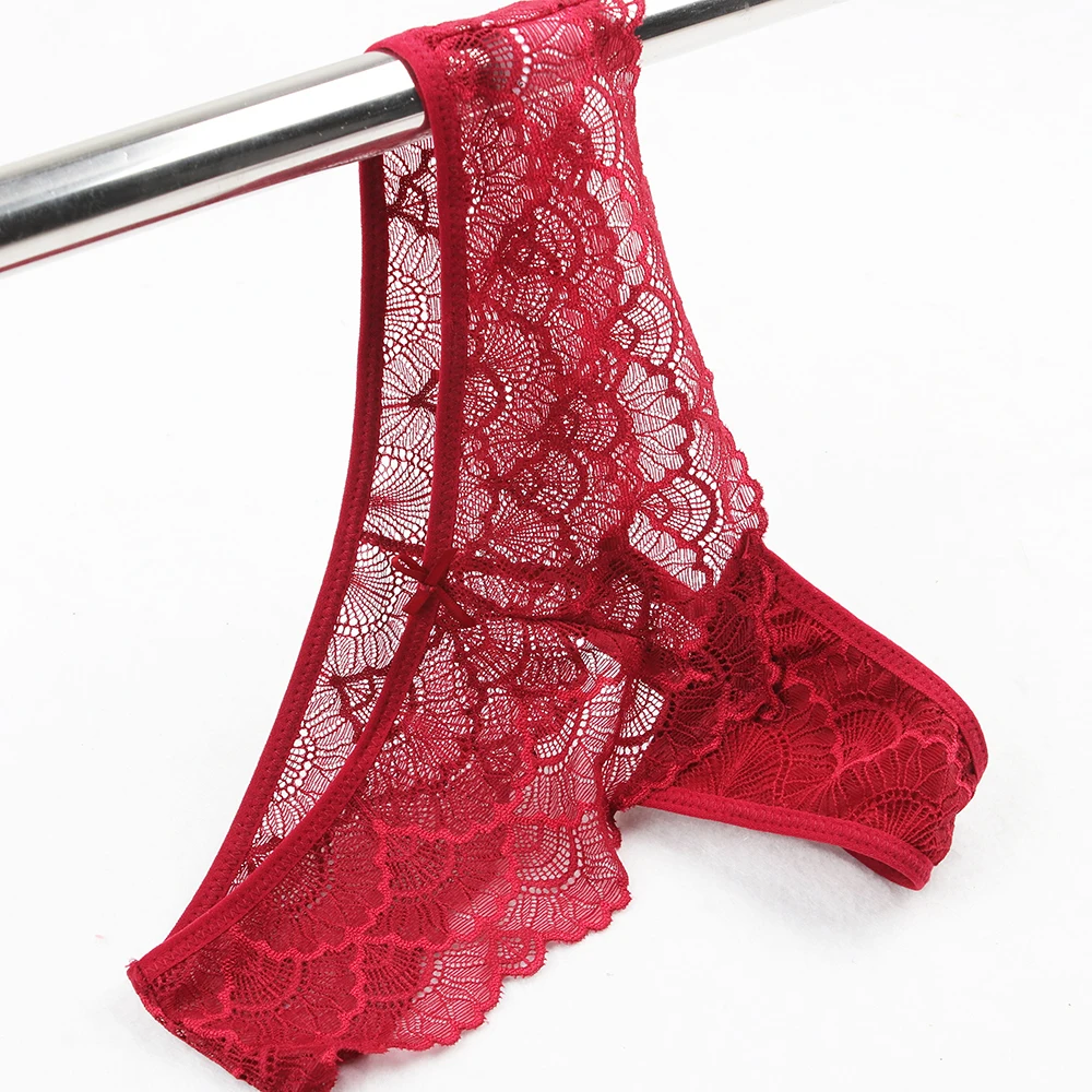 4 шт./лот стринги женские сексуальное кружевное нижнее белье средняя талия