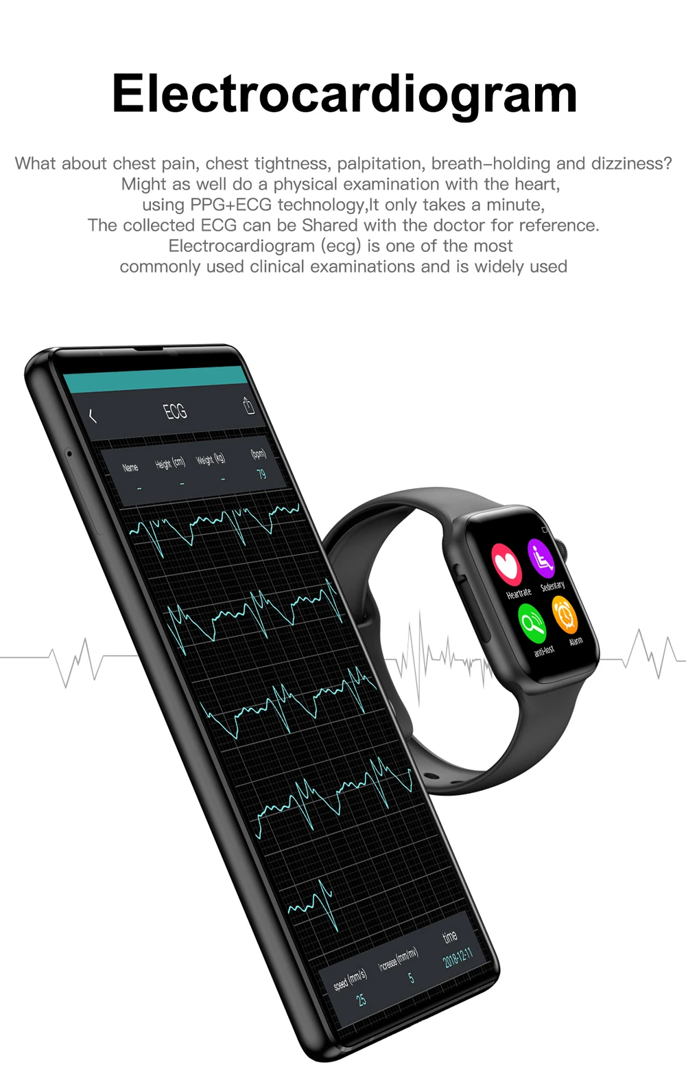 Умные часы Soulusic IWO 8 lite с Bluetooth и функцией вызова ЭКГ, монитор сердечного ритма W34, умные часы для Android iPhone xiaomi PK iwo 8 10