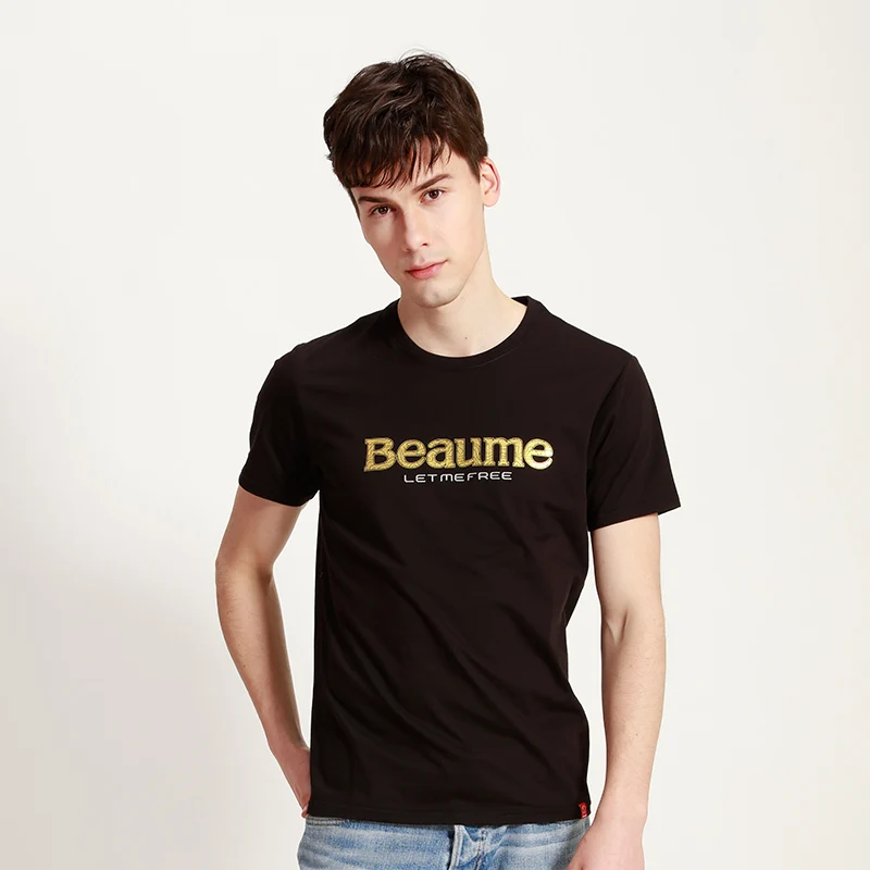 

Бренд Beaume, мужские походные футболки для кемпинга, большие размеры, футболки с коротким рукавом и круглым вырезом, модные футболки с принтом...