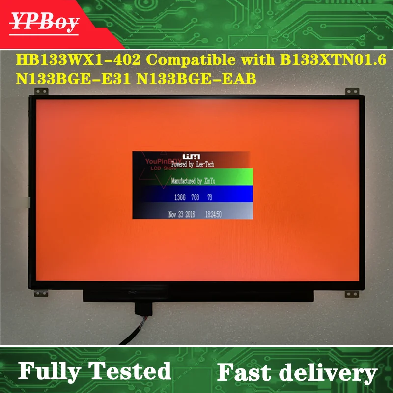 13 3 &quotΦ Fit B133XTN01.6 HB133WX1 402 M133NWN1 R3 LP133WH2 SPA1 N133BGE E31 ЖК экран 30Pin HD 1366x768|ЖК-экран для