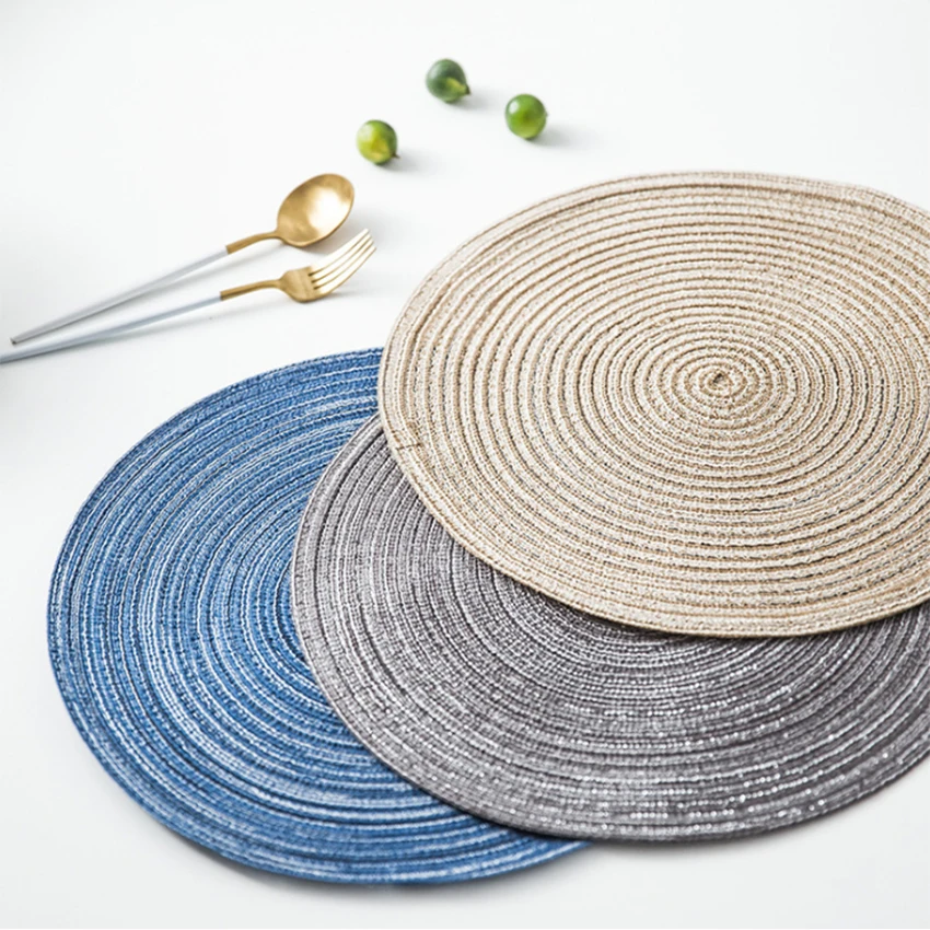 Нескользящие кухонные аксессуары Подстаканник Настольный коврик рами