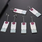 Серьги-подвески из акрила для женщин и мужчин, ювелирные изделия для косплея, рассекающие демонов, киметасу, No Yaiba