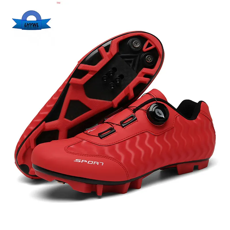 

MTB Cleat Racing Outdoor Flat Speed Bike Shoes sapatilha Women's Sneakers Self-Locking Road Cycling Shoes For Man