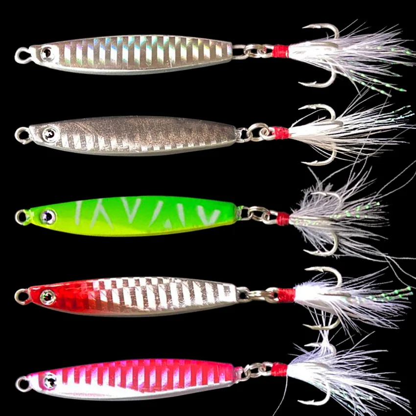 1ШТ 14/21Г 6.1/7СМ Приманка Длинная Металлическая Джиг-рyчейкa Для Рыбалки Медленного Литья И Искусственная Блесна "Береговая Оловянная Приманка" Морской Снасть.