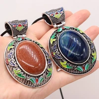 new style natural shell alloy necklace oval pendant leather cord 2mm charms for elegant women love romantic gift