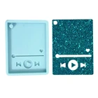 Ремесла R2LE сделай сам, полимерная супер глянцевая эпоксидная смола, форма для игрока, силиконовая форма для брелока