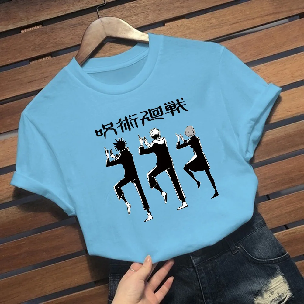 

Hot Anime Jujutsu Kaisen Female T-shirt Fashion Short Sleeve Casual