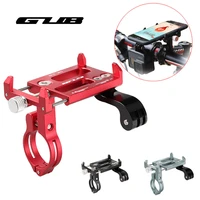 gub 2 in 1 bike phone stand light holder camera stand aluminum alloy ajustable bicycle smartphone gps support for 3 5 6 8 inch