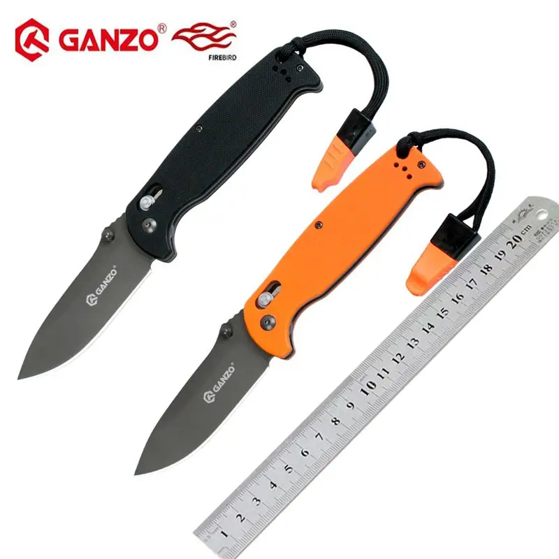Складной нож Ganzo G7413 F7413 G7413P F7413P 58 60HRC 440C G10 тактический карманный клинок со