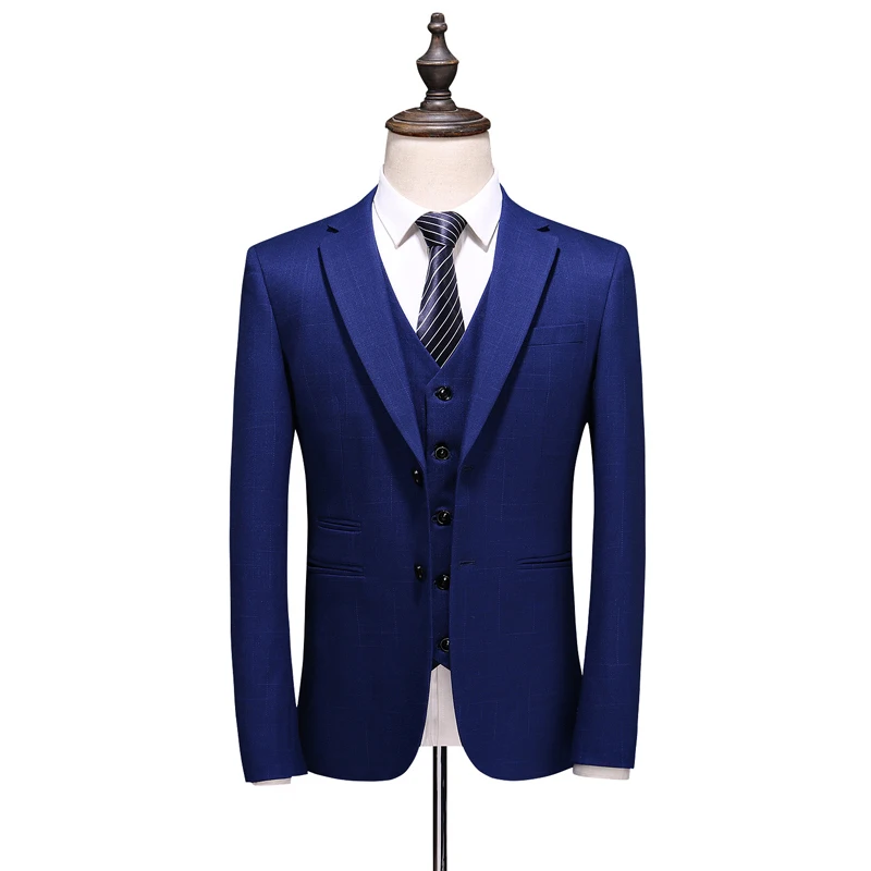 Костюмы из трех предметов пиджак + брюки жилет костюмы для свадебного платья