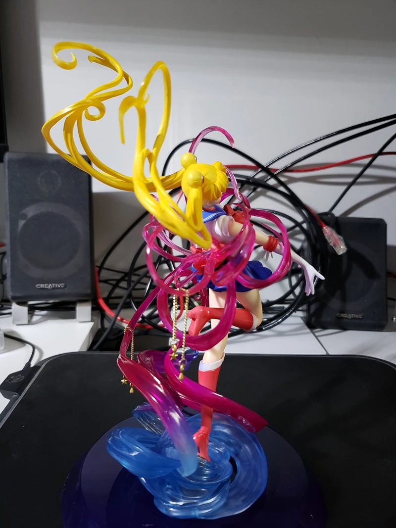 

Anime SAILOR MOON Transformation TSUKINO USAGI Statue Beauty Girls Action Figure PVC 20cm Beautiful Girl Collection Model Toys