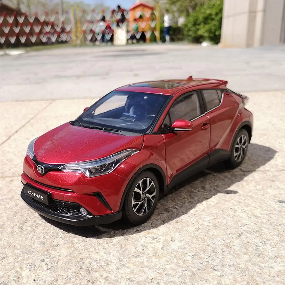 1/18 масштаб Тойота C-HR CHR красный литье автомобиля модельные игрушки, коллекционные подарок NIB
