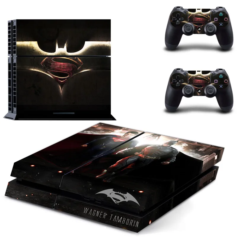 Наклейка s Batman v Superman наклейка для PS4 PS 4 игровая станция Pegatinas консоли playstation и 2