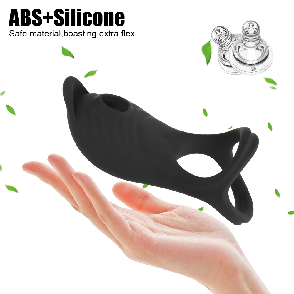 Двойное кольцо для сосания члена пар точка G 5 частоты Стимуляция клитора