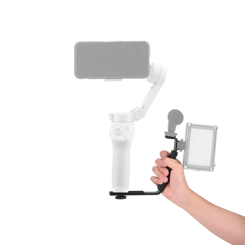 L образный угол 2 башмак Кронштейн для вспышки DV лоток Двойной Горячий l подставка