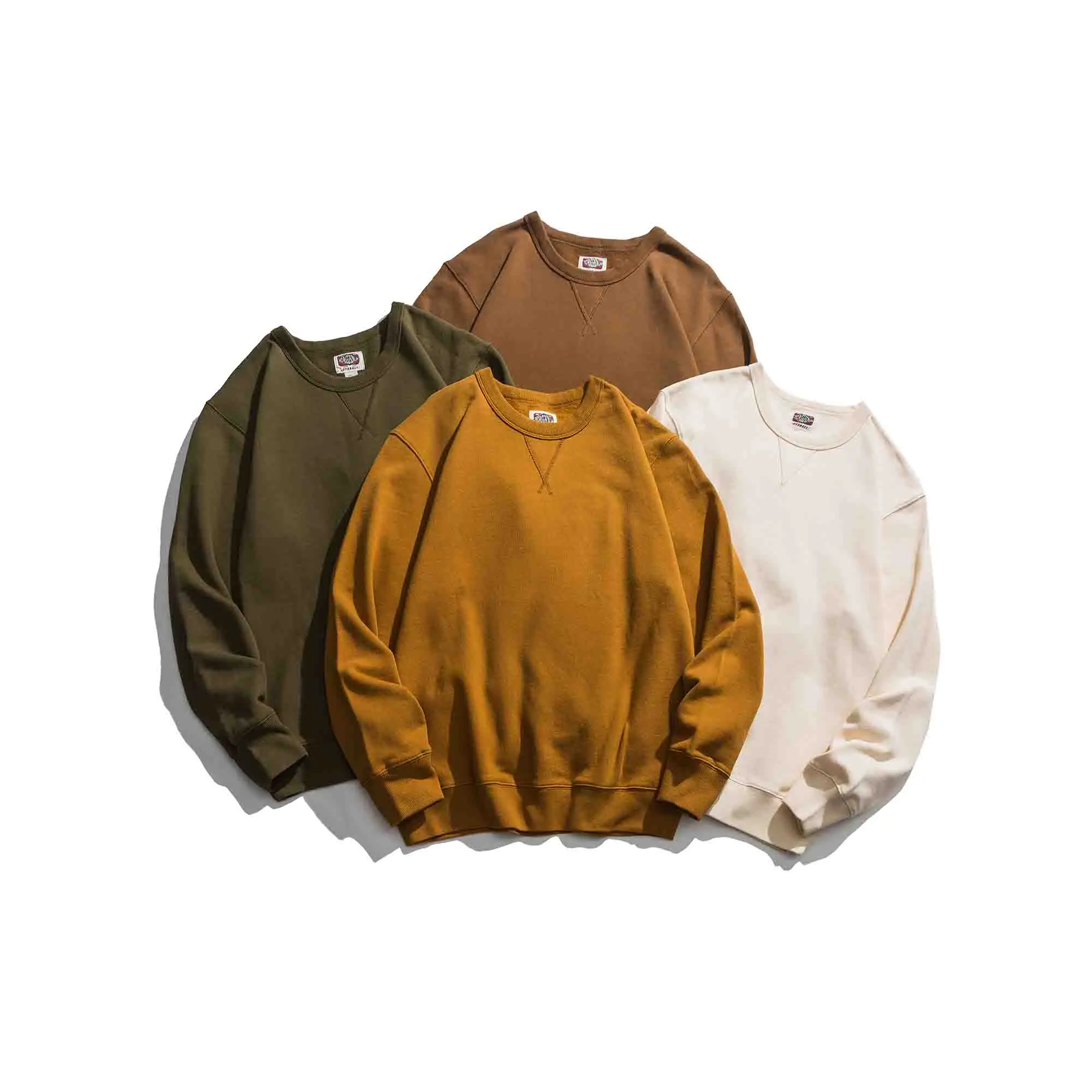 Quality men crew neck pull over Sweatshirt soft comfortable cotton pullover hoodie | Мужская одежда