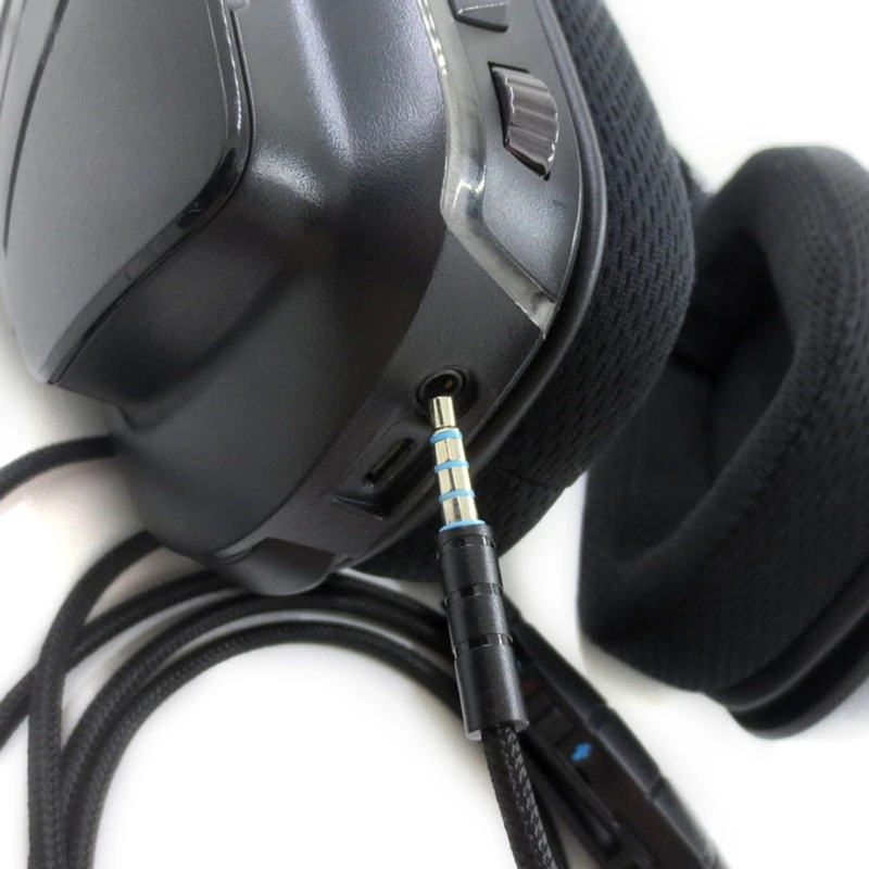K5DB 2021 Новый Сменный удлинитель 1 5 м кабель для наушников logitech- G633 G635 G933 G935 игровые