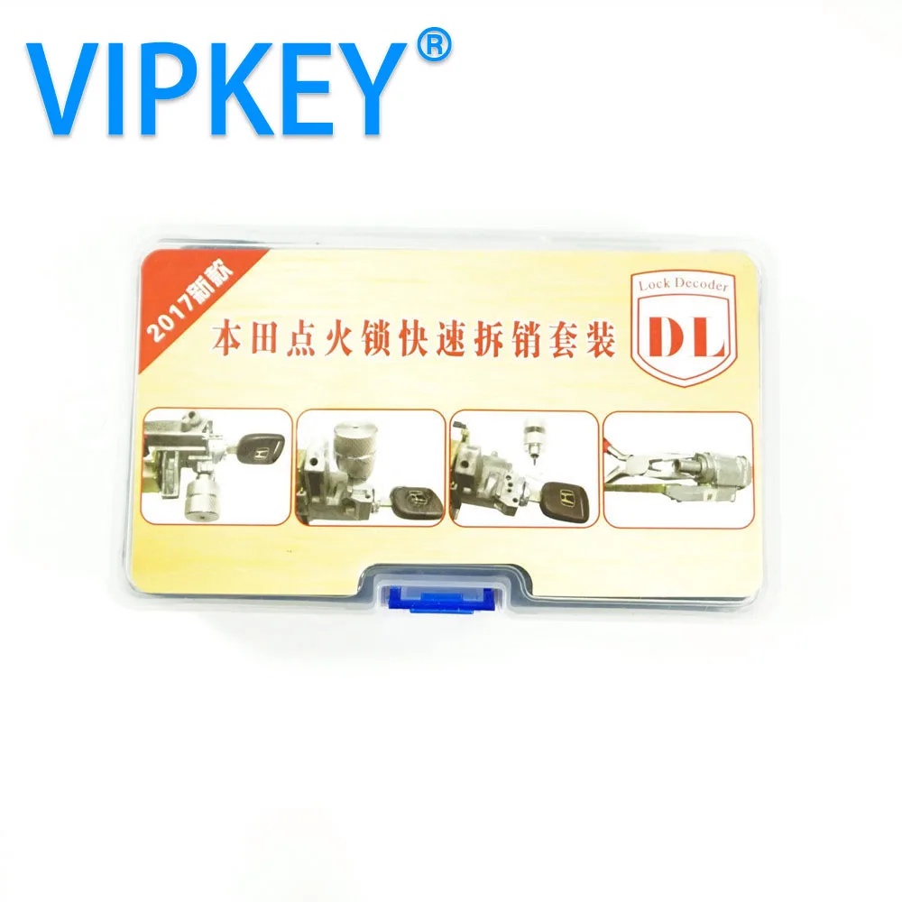 DL декодер Pin Filp ключ-Съемник замок для снятия замка зажигания слесарный ремонт Honda