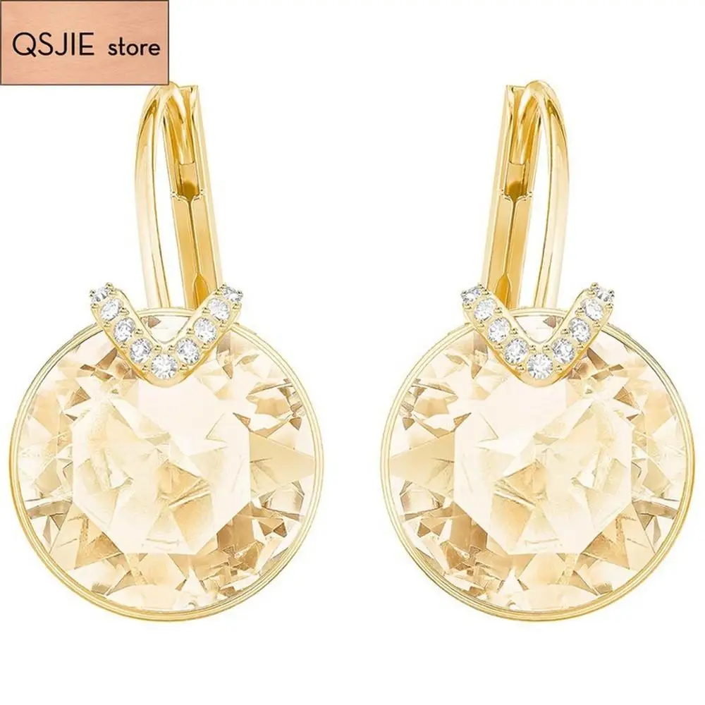 

High Quality Swa Simple New Ear Nail Earrings2 Charming Fashion Jewelry