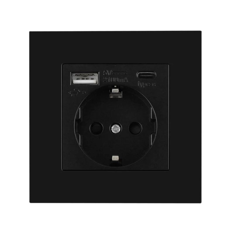 

Розетка ATLECTRIC 86 type с USB и USB-C