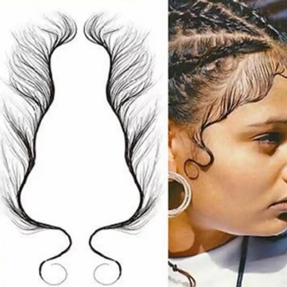 5 стилей наклейка для татуировки с краями волос стили детских Временной