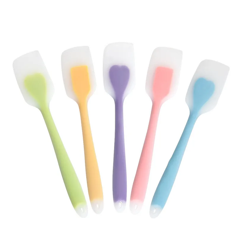 Силиконовая лопатка для крема скребок выпечки большая антипригарная масла