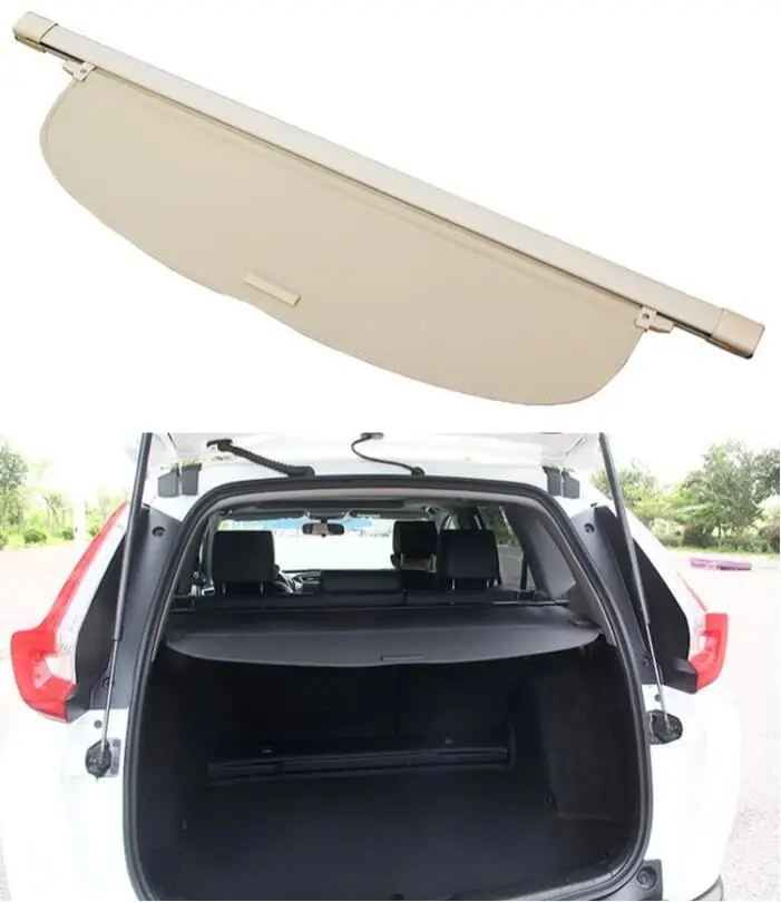 

Высококачественный защитный экран для заднего багажника, защита для конфиденциальности, чехол для груза для Honda CR-V CRV 2017 2018 2019 2020 (черный, беж...