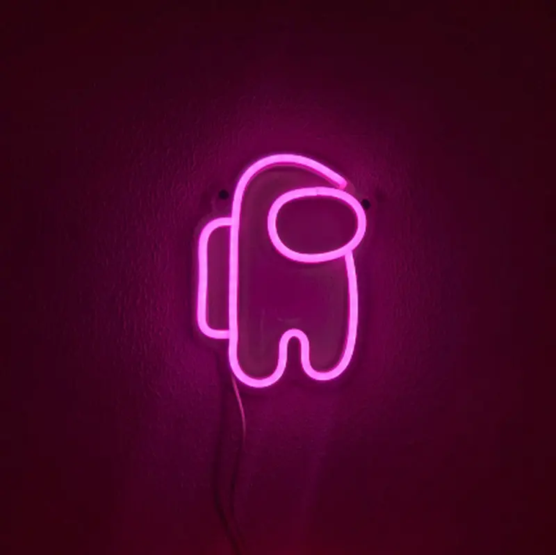 

Birthday Gift LED Neon Light Sign Game Lamp Among us Neon Wall Lights Room Party Decoration