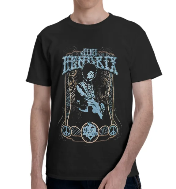 

Jimi Hendrix - Mens Flag Hendrix T-Shirt