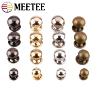 meetee 100sets 68910mm double sided mushroom rivet installation nail rivet buckles diy luggage clothing decoration accessory