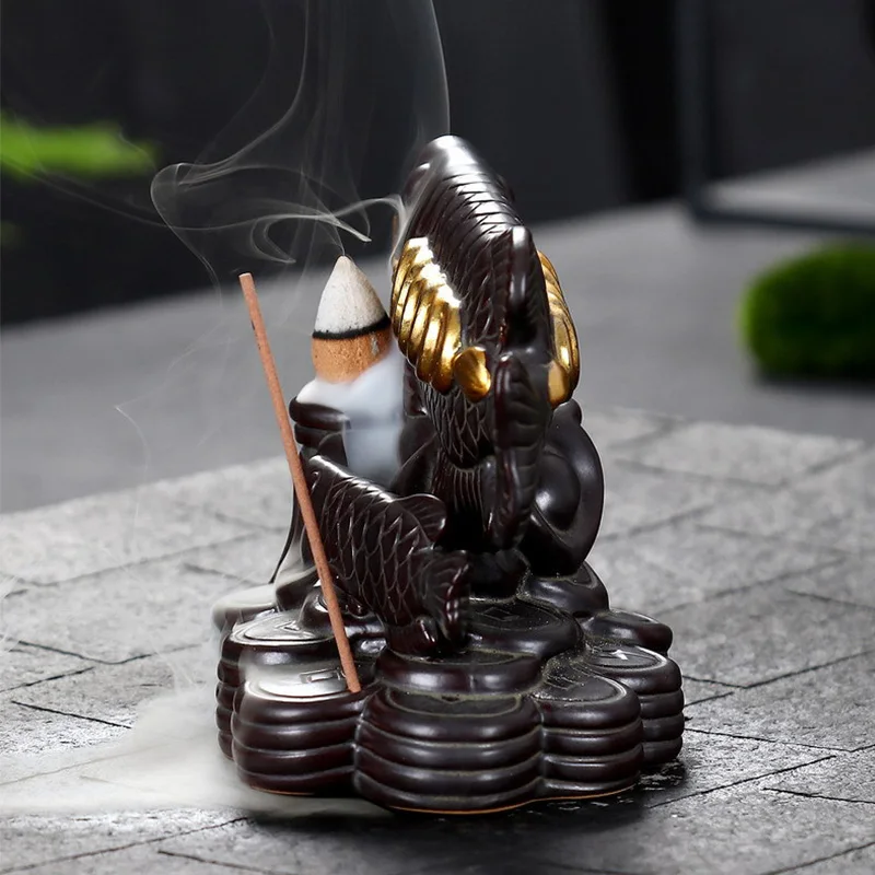 Курильница подсвечник для фонтана водопад подставка благовоний газовая горелка