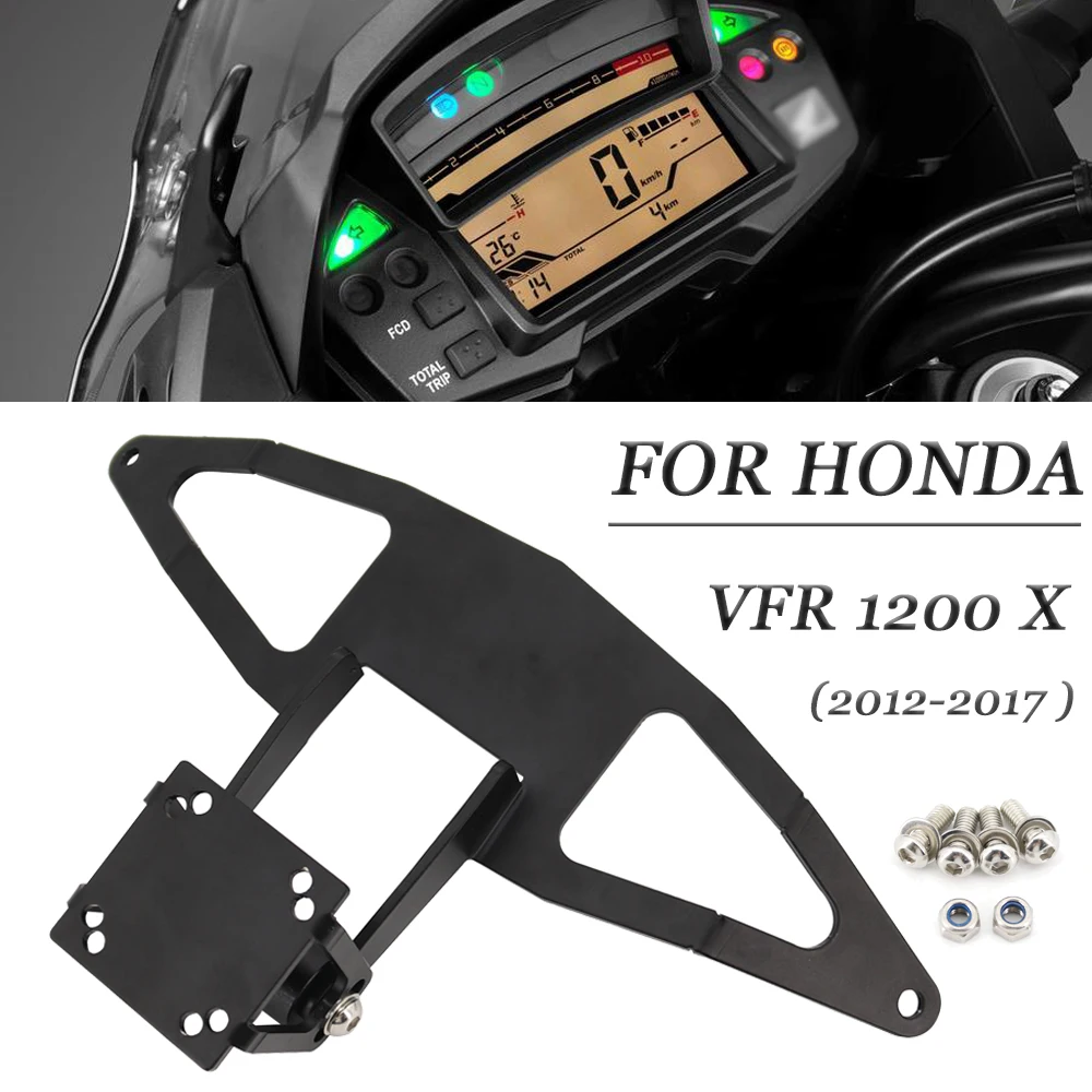 Motorcycle Stand Holder Phone Mobile Phone Gps Plate Bracket FOR HONDA VFR 1200 X VFR 1200X 2012-2017
