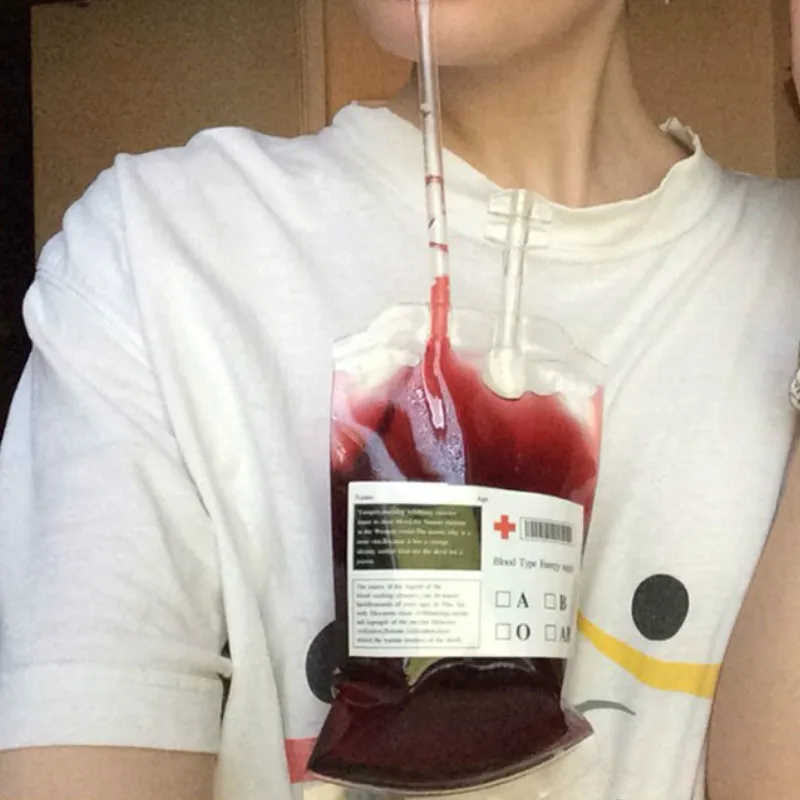 10 шт. 350 мл Прозрачный Медицинский ПВХ материал многоразовый пакетик крови для