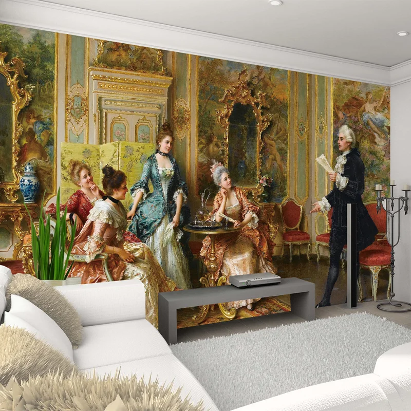 3D Настенные обои современные креативные фотообои в европейском дворцовом стиле