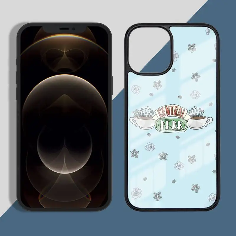 

Central Coffee Perk friends Phone Case PC for iPhone 11 12 pro XS MAX 8 7 6 6S Plus X 5S SE 2020 XR