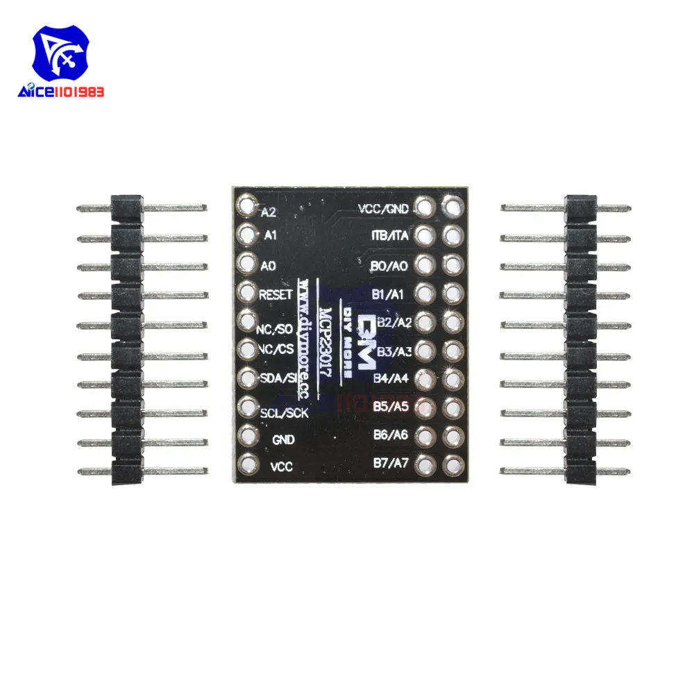 Diymore MCP23017 двунаправленный 16 битный экспандер ввода/вывода с последовательным
