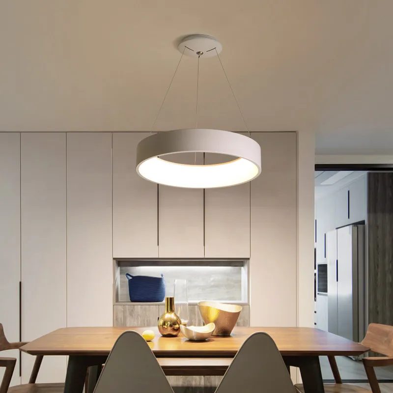 Современные подвесные светильники минималистичное светодиодное освещение с