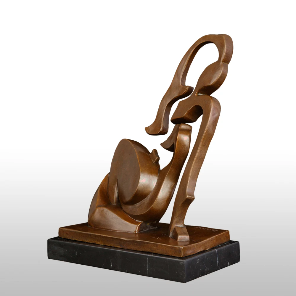 ArtsHom DS-496 статуя абстрактная скульптура винтажное искусство Бронзовая статуэтка