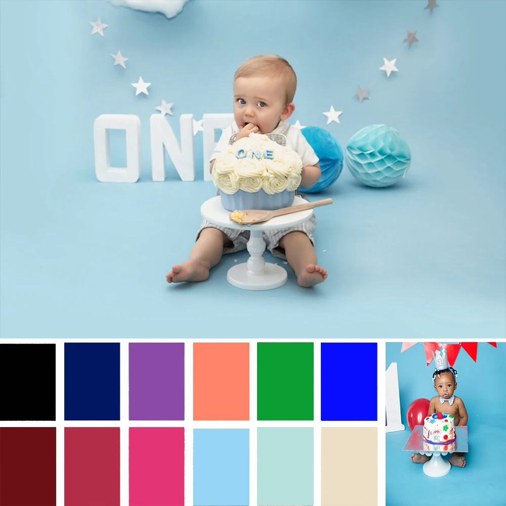 

Mocsicka Solid Color Photography Backdrop Kids Adult Portrait Photo Background Green Red Black Blue Background for Photo Studio