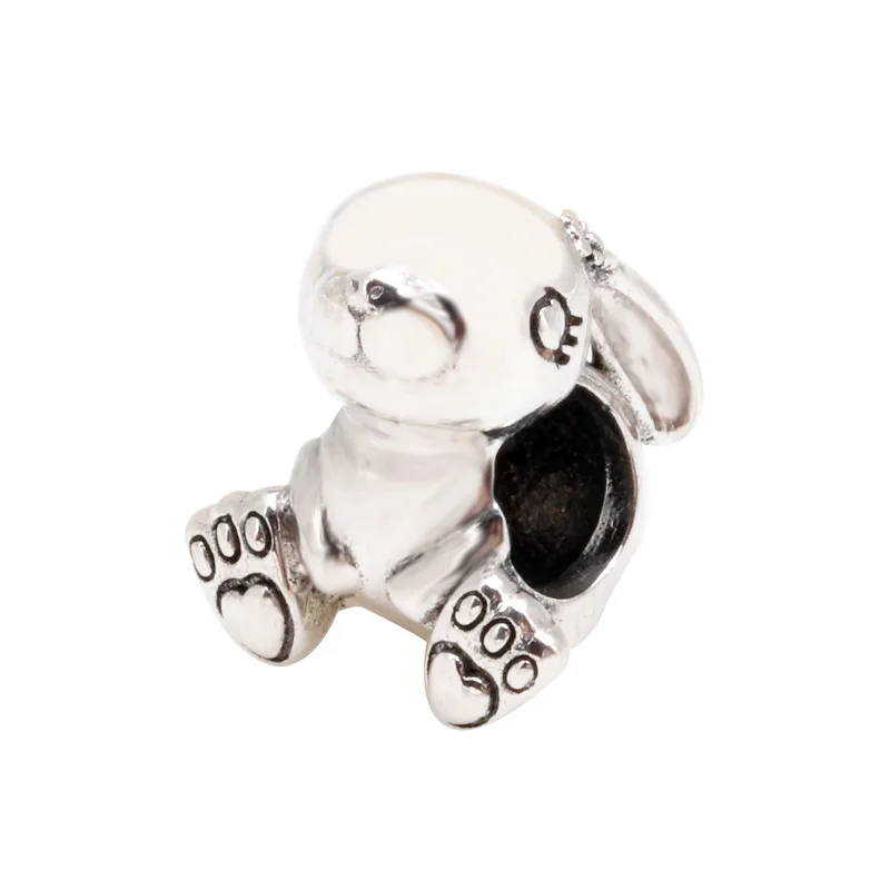 

Authentic 925 Sterling Silver Bead Creative Baita Rabbit Fashion Beading Fit Original Pandora Bracelet For Women Diy Jewelry