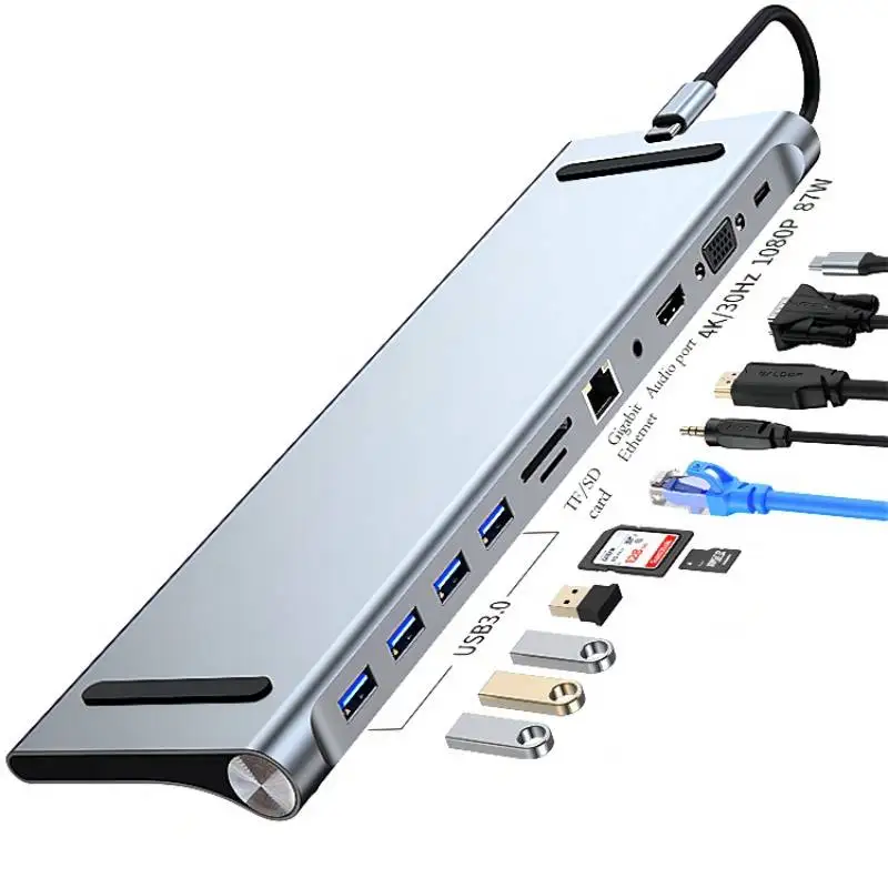 Док-станция с портами USB Type-C 11/8/7/6/5 4 в 1 |
