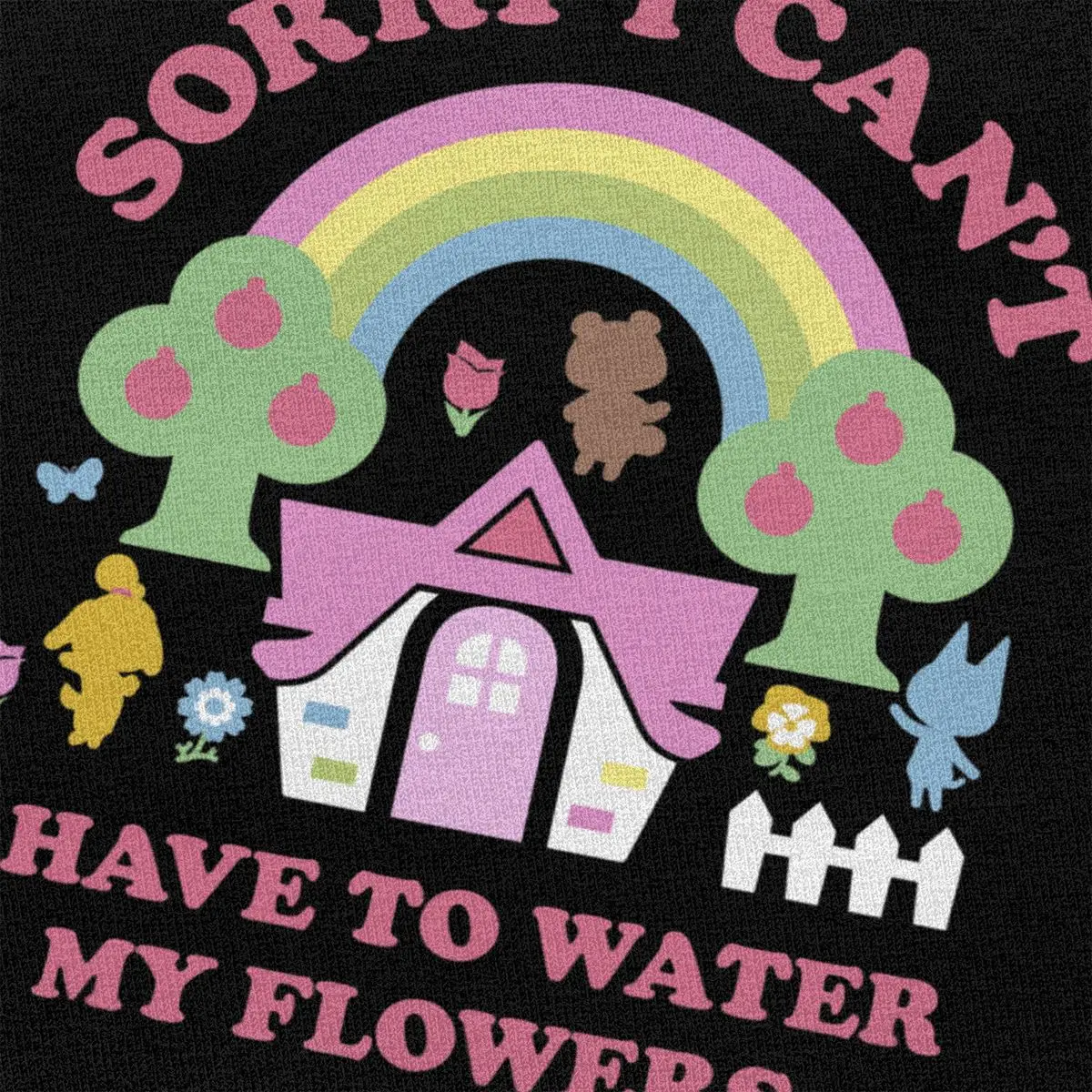 Модная футболка для видеоигр с животными Мужская коротким рукавом I have to Water my